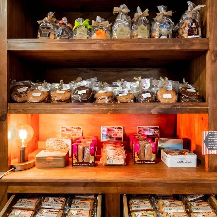 Des produits d'épicerie fine sucrée